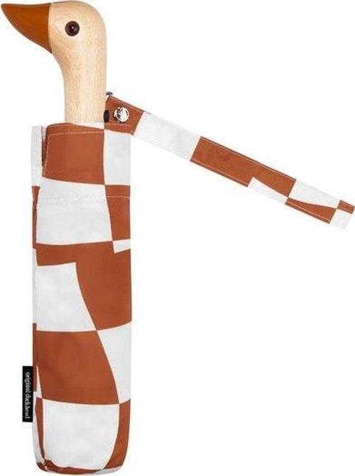 Original Duckhead Duck Kompakt Şemsiye Peanut Butter Checks