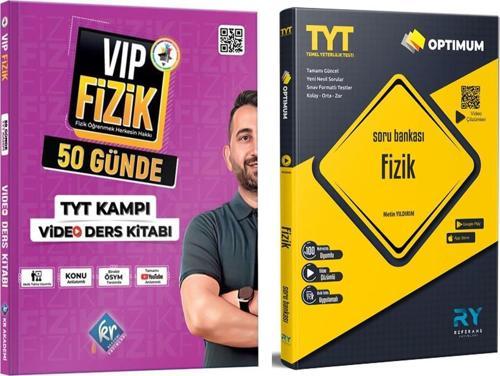 Kr Akademi TYT VİP Fizik Konu ve Referans Fizik Soru Bankası Seti 2 Kitap