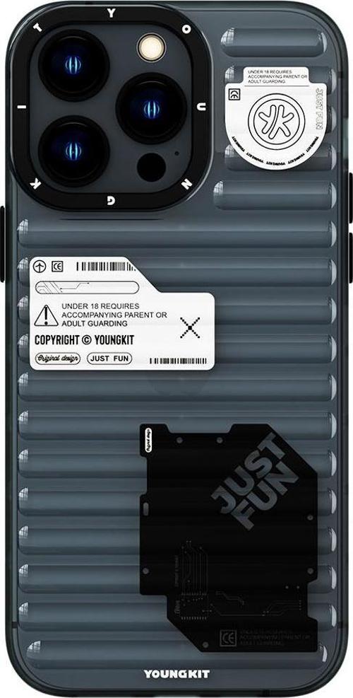 iPhone 14 Pro Uyumlu Kılıf Şeffaf Renkli Tasarım Fluorite Serisi Kapak