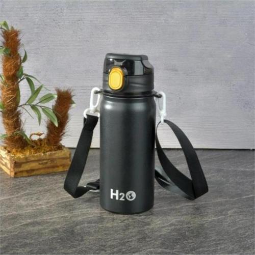 600 ML Termsos Matara Siyah H2O76049 H2o