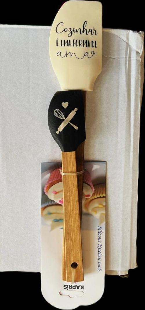 Home Ahşap Sap Silikon Spatula 2li Set KAP-609