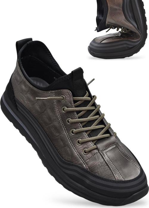 Tam Ortopedik Taban %100 Hakiki Deri Erkek Ayakkabı Kauçuk Kaymaz Esnek Taban 24K548