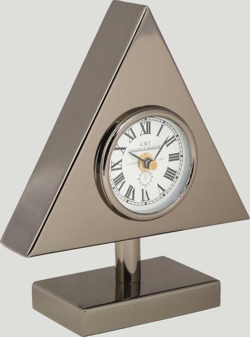 Vitale Black Nıkel Üçgen Saat 8*20*23 cm AK.IV0288