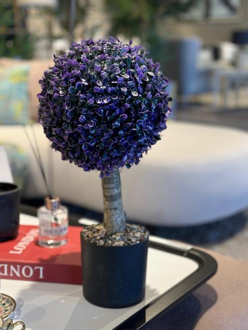 Yapay Dekoratif Mor Ağaç Büyük AK.ZND137