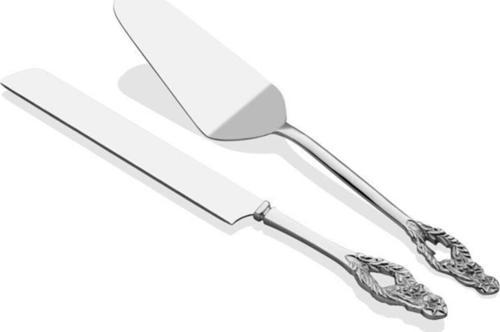 Lamadore Elıson 2 Li Kek Servis Seti Gümüş 1HRZ-2450SC