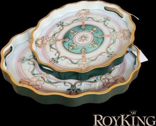 Royking 2 li Oval Tepsi 44x36 cm - 38x31 cm FX 053