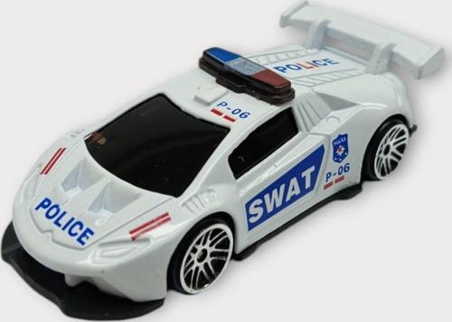 Metal Mini Polis Arabası  8 cm - Polis - 3