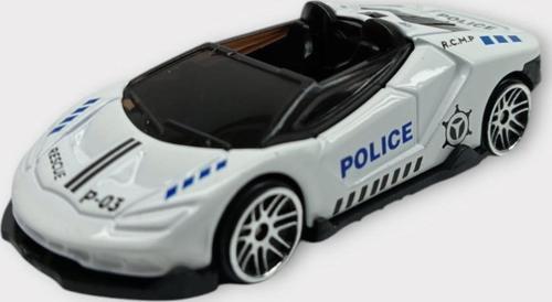 Metal Mini Polis Arabası  8 cm - Polis - 6