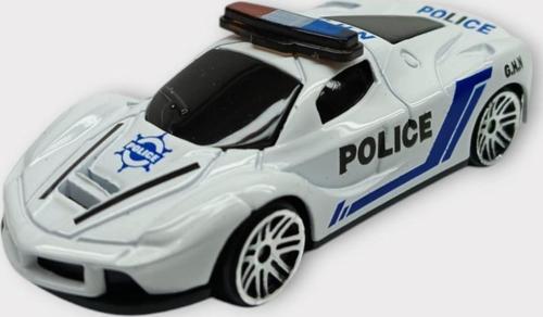 Metal Mini Polis Arabası  8 cm - Polis - 7