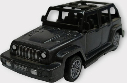Çek Bırak Arabalar 10 Cm - Siyah Jeep