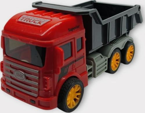 Sürtmeli Oyuncak İş Makinaları - Damperli Kamyon