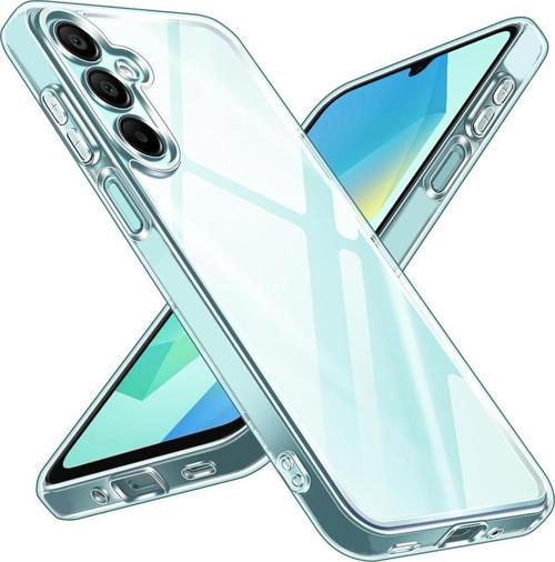 Samsung Galaxy A16 Kılıf Kamera Korumalı Silikon Şeffaf Arka Kapak
