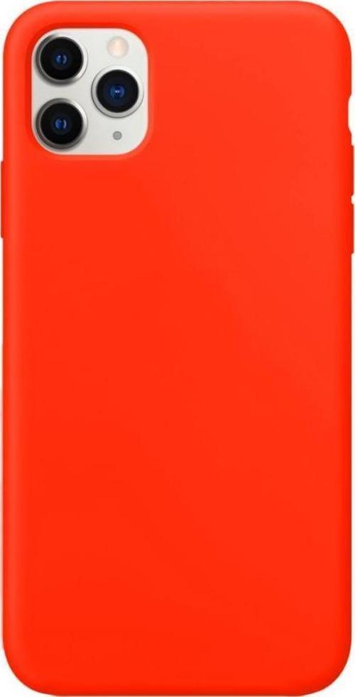 iPhone 11 Pro Max ile Uyumlu Rubber Fit Kılıf Neon Orange
