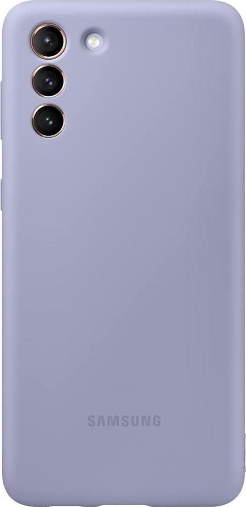 Galaxy S21 Plus ile Uyumlu Silikon Kılıf Mor EF-PG996TVEGWW