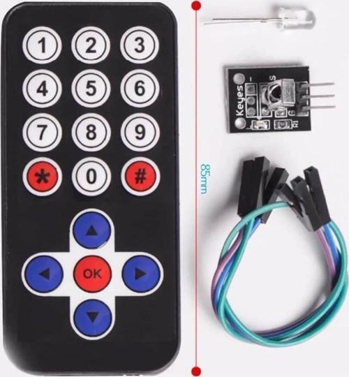 Arduino Kızılötesi IR Alıcı Verici Kumanda Seti Kumanda Kiti