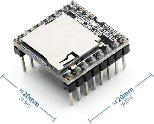 Mp3-tf-16p Mini Mp3 Player Modülü Wav Ses Çalma Oynatıcı Micro Sd