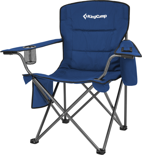 KingCamp Lotus XL Cool Ice Ultra Konforlu & Takviyeli Kamp Sandalyesi Blue