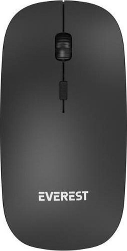 SM-12 Kablosuz Mouse, Slim, Siyah
