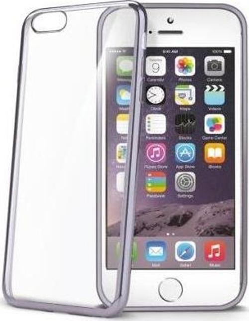 Apple iPhone  6/6S Lazer Silikon Kılıf - Siyah