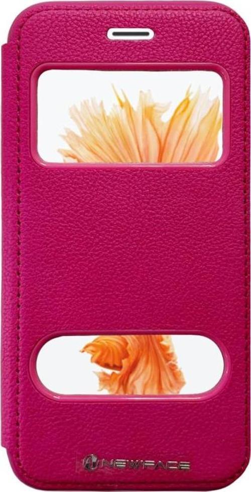 iPhone 6 / 6s Gizli Mıknatıslı ve Cüzdanlı Kılıf Pembe