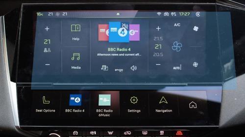 Peugeot 408 10 İnç Ekran Koruyucu Multimedya Şeffaf Nano