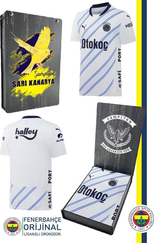 Orijinal 24/25 Beyaz Forma Kanarya Baskılı Ahşap Kutulu