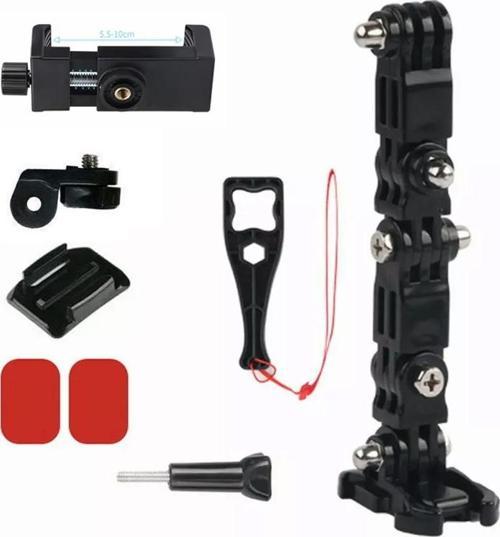 Motosiklet Kask Gopro Kamera ve Telefon Tutucu Motor Kask Standı Tutacağı
