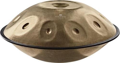 Sonic Energy HPSTL100 Stainless Steel 10 Notes D Kurd Handpan (Vintage Gold)