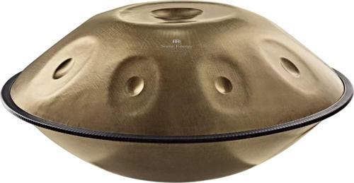 Sonic Energy HPSTL90 Stainless Steel D Kurd 9 Note Handpan (Vintage Gold)