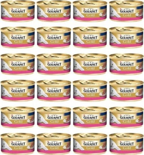 Gold Kıyılmış Sığır Etli Kedi Maması 85 Gr X 24 Adet