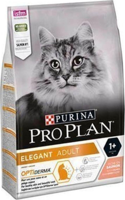 Derma Plus (Elegant Adult) Tüy Yumaği Kontrolü Somonlu Kedi Mamasi 1,5 Kg
