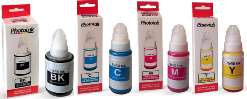 Canon G3415 4 Renk Mürekkep 135 ML - 70 ML GI-490
