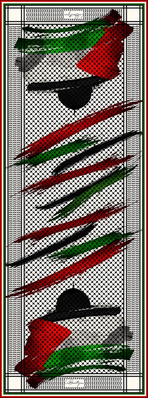 Kefiye Şal F119-01 70x190 Herbal/bitkisel