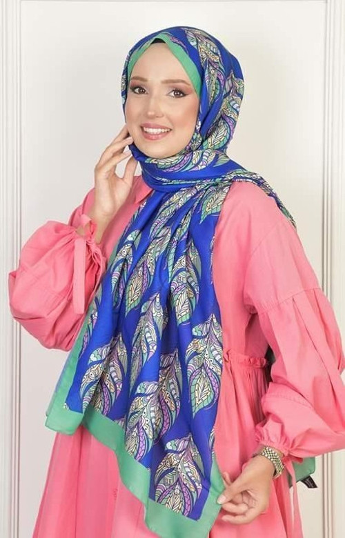 Gloria Soft Pamuksu Desenli Şal Benetton