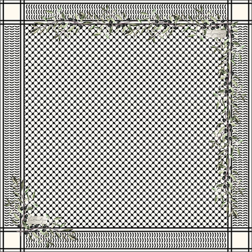 Kefiye Eşarp F103 90x90 Herbal/bitkisel