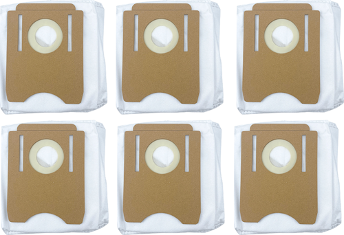 Midea S8+ Robot Süpürge Uyumlu 6'lı Toz Torbası-Yedek Parça Seti