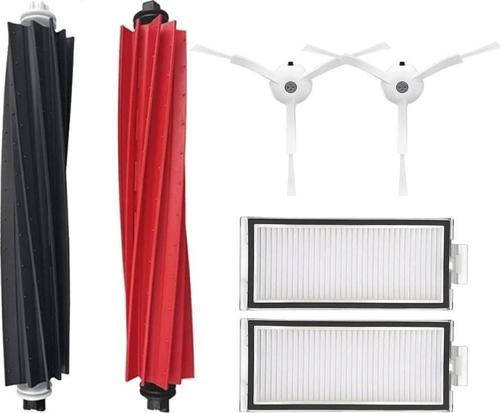 Roborock Q5 Pro + Robot Süpürge Uyumlu 6'lı Yedek Parça Seti