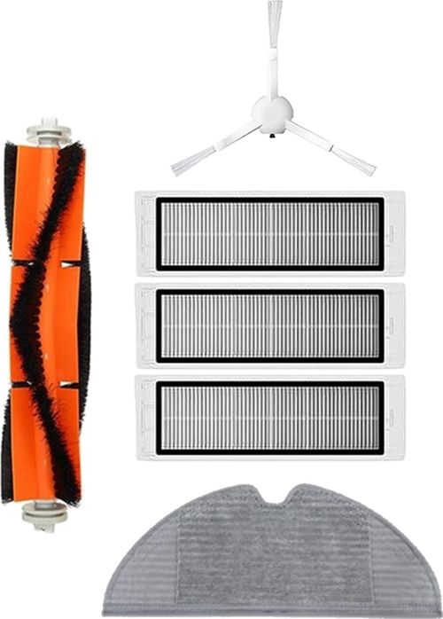 Vestel V-Bot Pro B Robot Süpürge Uyumlu 6'lı Yedek Parça Seti - Muadil Ürün