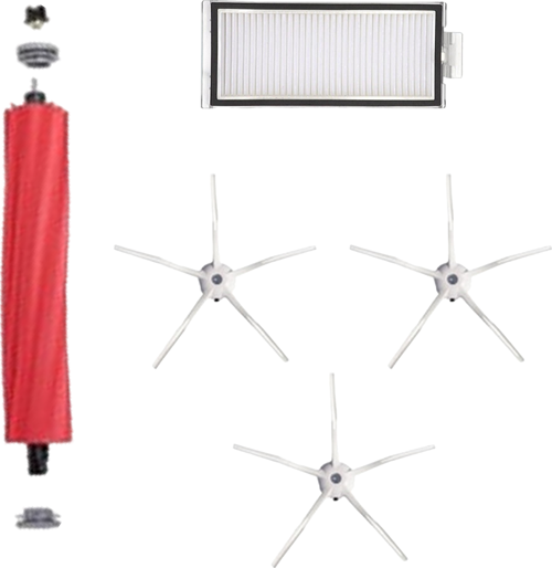 Roborock Q7 Max (Q380RR) Robot Süpürge Uyumlu 5'li Yedek Parça Seti