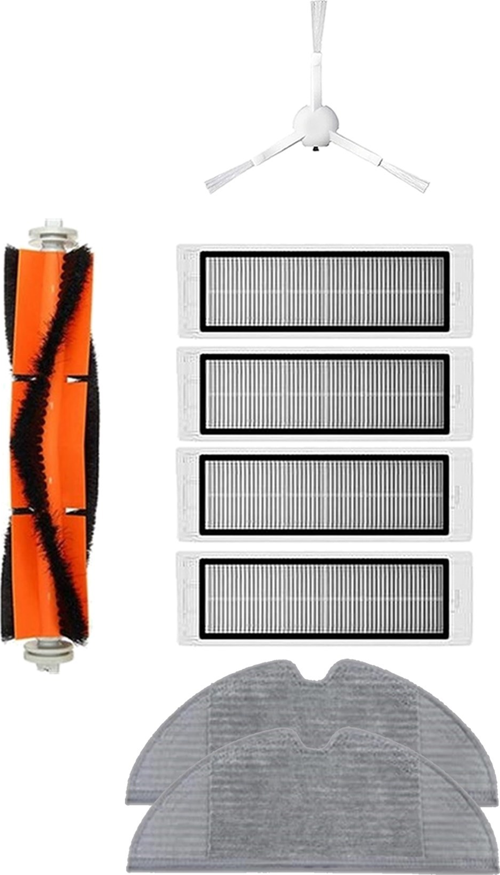 Vestel V-Bot Pro B Robot Süpürge Uyumlu 8'li Yedek Parça Seti - Muadil Ürün