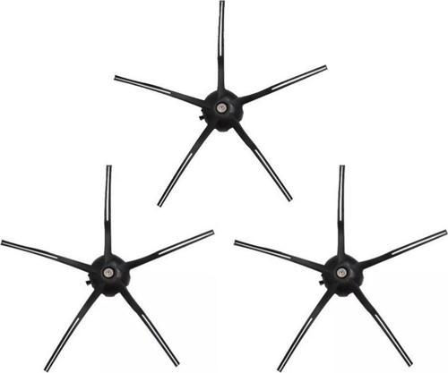 Roborock S5 Max Robot Süpürge Uyumlu 3'lü Yan Fırça - Yedek Parça Seti