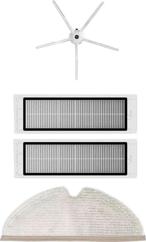 Roborock S5 Max Robot Süpürge Uyumlu 4'lü Yedek Parça Seti