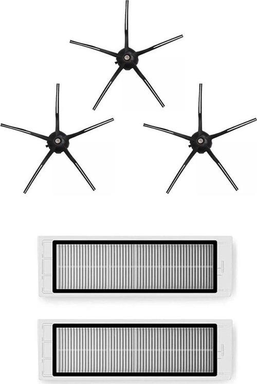 Roborock S5 Max Robot Süpürge Uyumlu 5'li Yedek Parça Seti