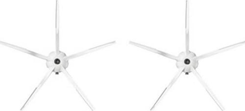 Roborock S6 Robot Süpürge Uyumlu 2'li Yan Fırça- Yedek Parça Seti