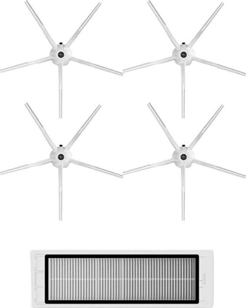 Roborock S5 Max Robot Süpürge Uyumlu 5'li Yedek Parça Seti