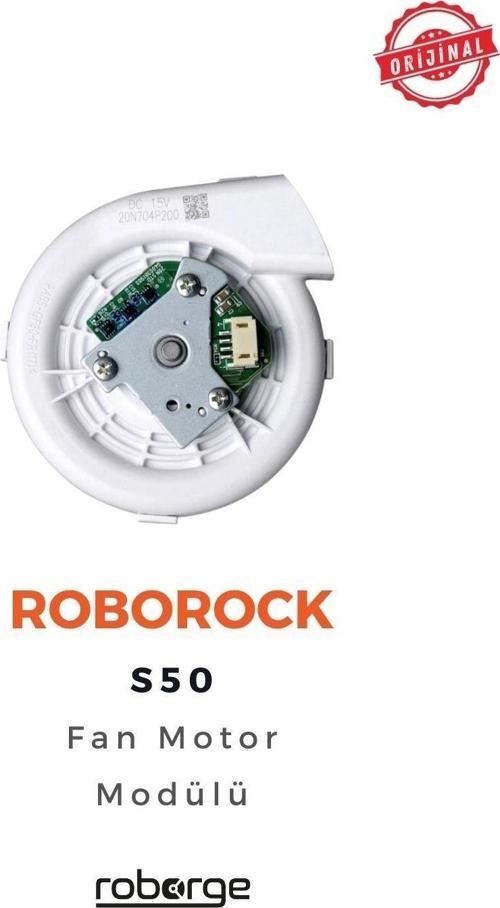 Roborock S50 Robot Süpürge Uyumlu Fan Motor Modülü - Orijinal Ürün