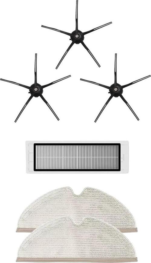 Roborock S5 Max Robot Süpürge Uyumlu 6'lı Yedek Parça Seti