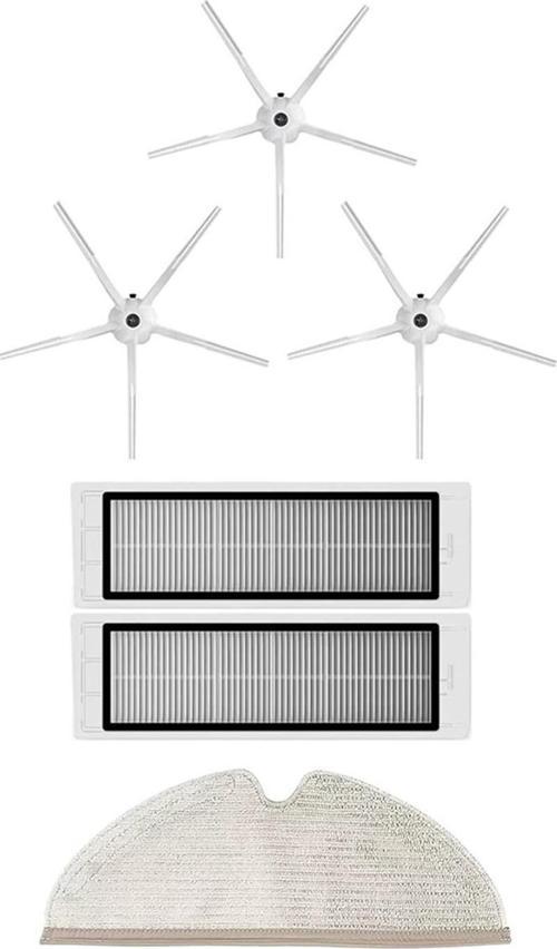 Roborock S5 Max Robot Süpürge Uyumlu 6'lı Yedek Parça Seti