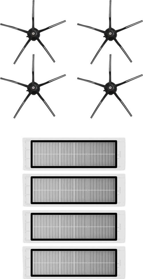 Roborock S5 Max Robot Süpürge Uyumlu 8'li Yedek Parça Seti