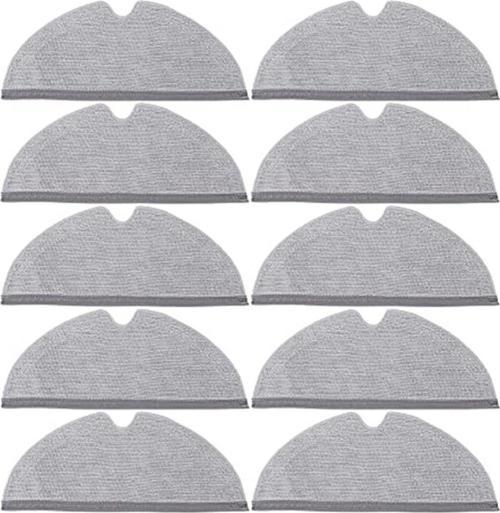 Roborock S6 Pure Robot Süpürge Uyumlu 10'lu Mop Bezi